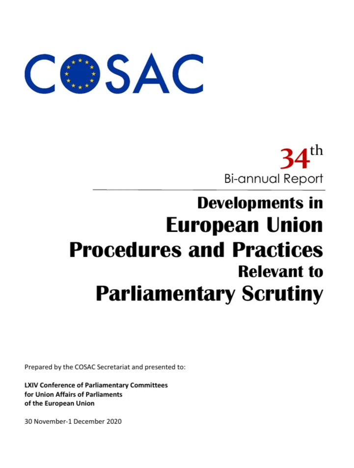 COSAC Bi-annual Report